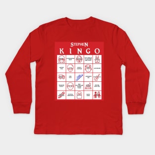 Stephen King Bingo Kids Long Sleeve T-Shirt